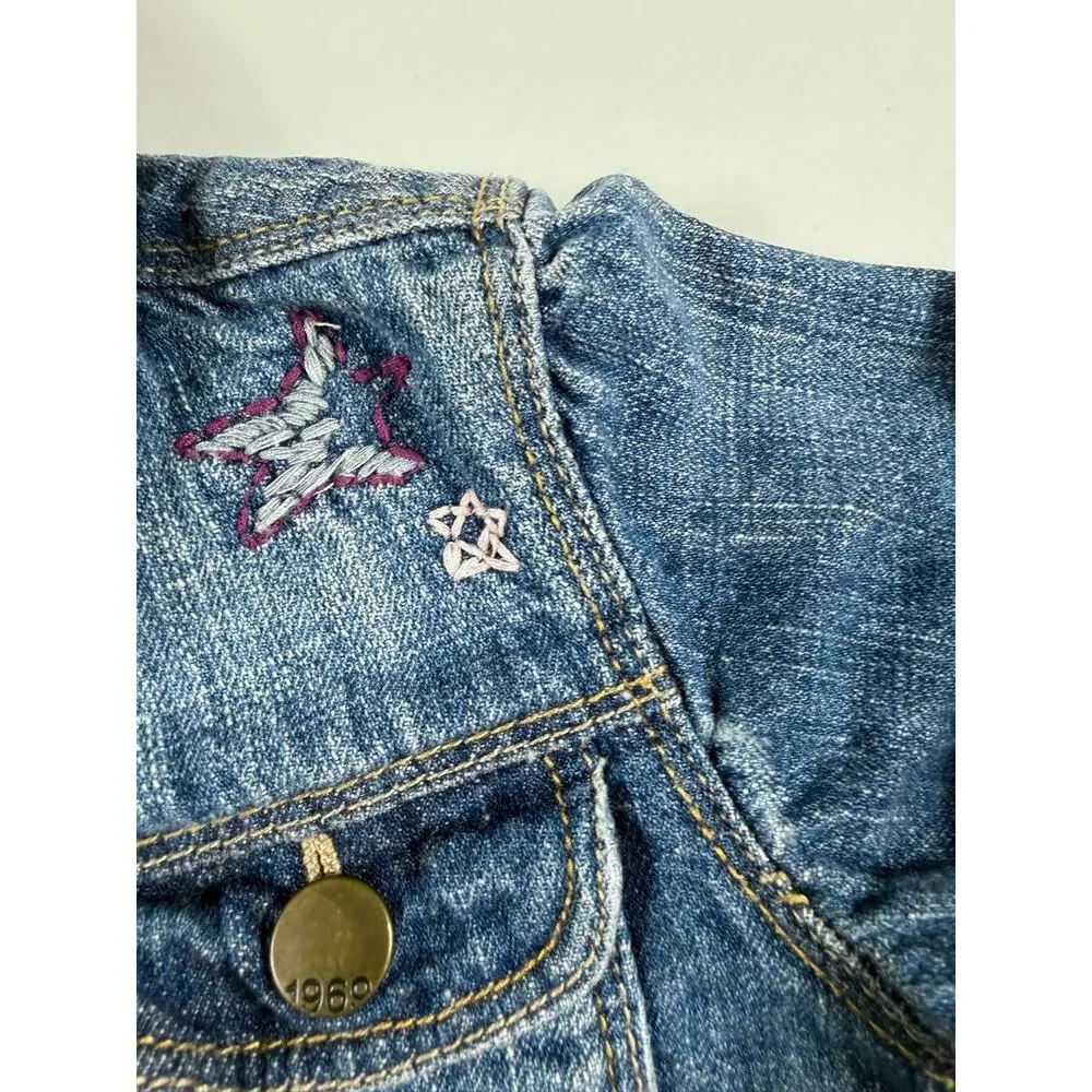 Baby Gap 1969 Embroidered Denim Jacket Size 4 Years